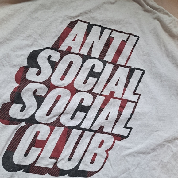 Anti Social Social Club Tartin Classic Logo Tee - Picture 4 of 4